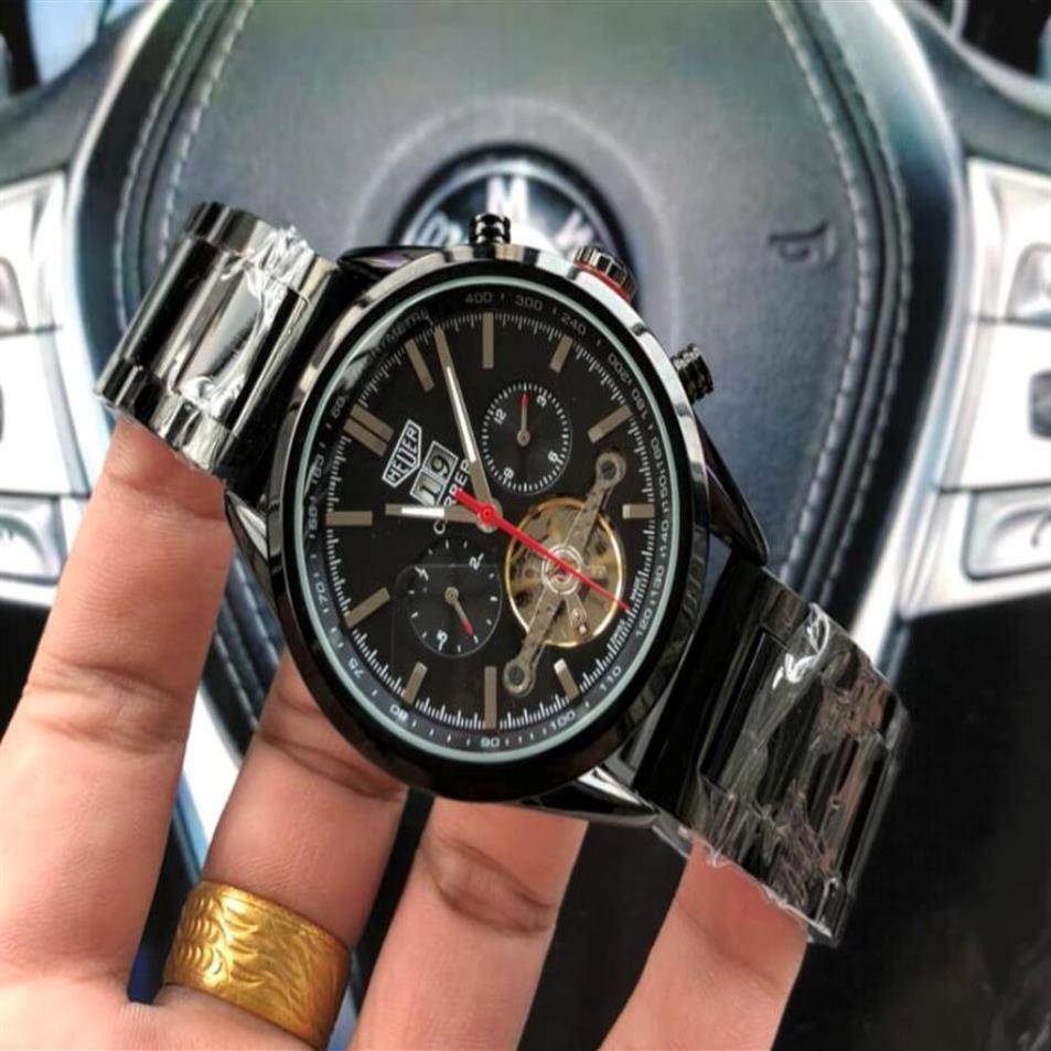 2813 Men's carrera heuer Mechanical Stainless Steel Automatic Movement Watch Sports mens Self-wind Watches Fashion tag Wr309J, Black
2813 Men's carrera heuer Mechanical Stainless Steel Automatic Movement Watch Sports mens Self-wind Watches Fashion tag Wr309J, Black