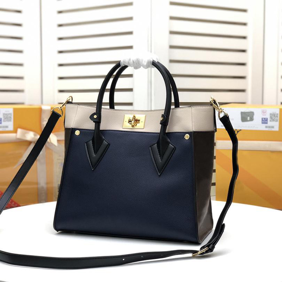 Designer luxury handbags purse On My Side bags elegant stitching fine grain calf shoulder strap handbag Luis size 30.5 24.5 14.0 cm 53823, Black
Designer luxury handbags purse On My Side bags elegant stitching fine grain calf shoulder strap handbag Luis size 30.5 24.5 14.0 cm 53823, Black