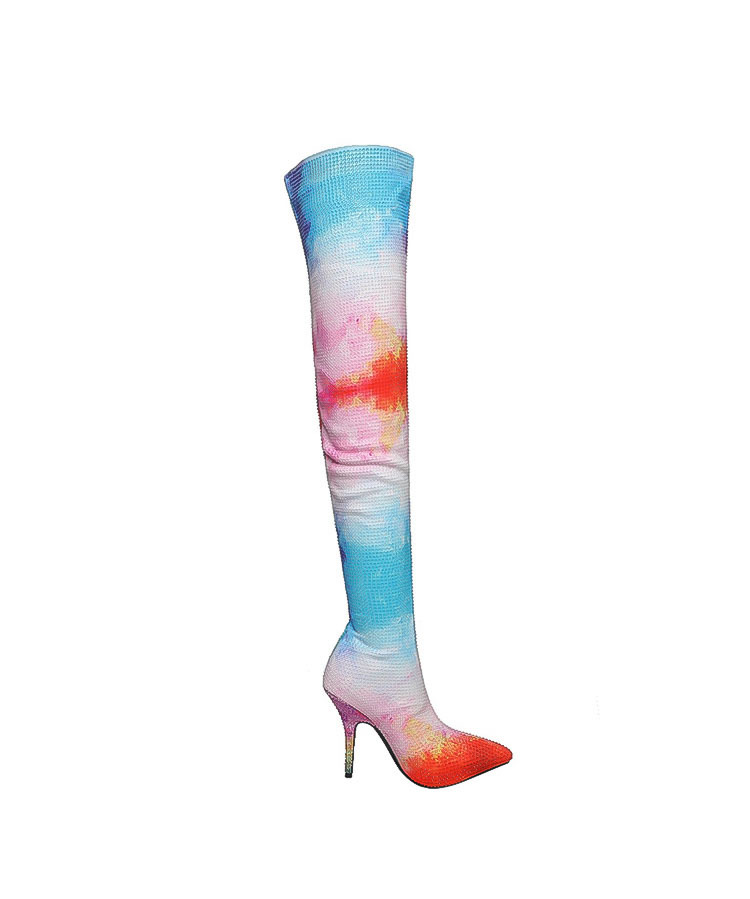 2022 new style sheepskin leather pillage toe Knee Boots Thigh-High booties Casual Dress shoes 10cm stiletto heels colourful diamond Glitter rainbow big size 34-48, Multi
2022 new style sheepskin leather pillage toe Knee Boots Thigh-High booties Casual Dress shoes 10cm stiletto heels colourful diamond Glitter rainbow big size 34-48, Multi