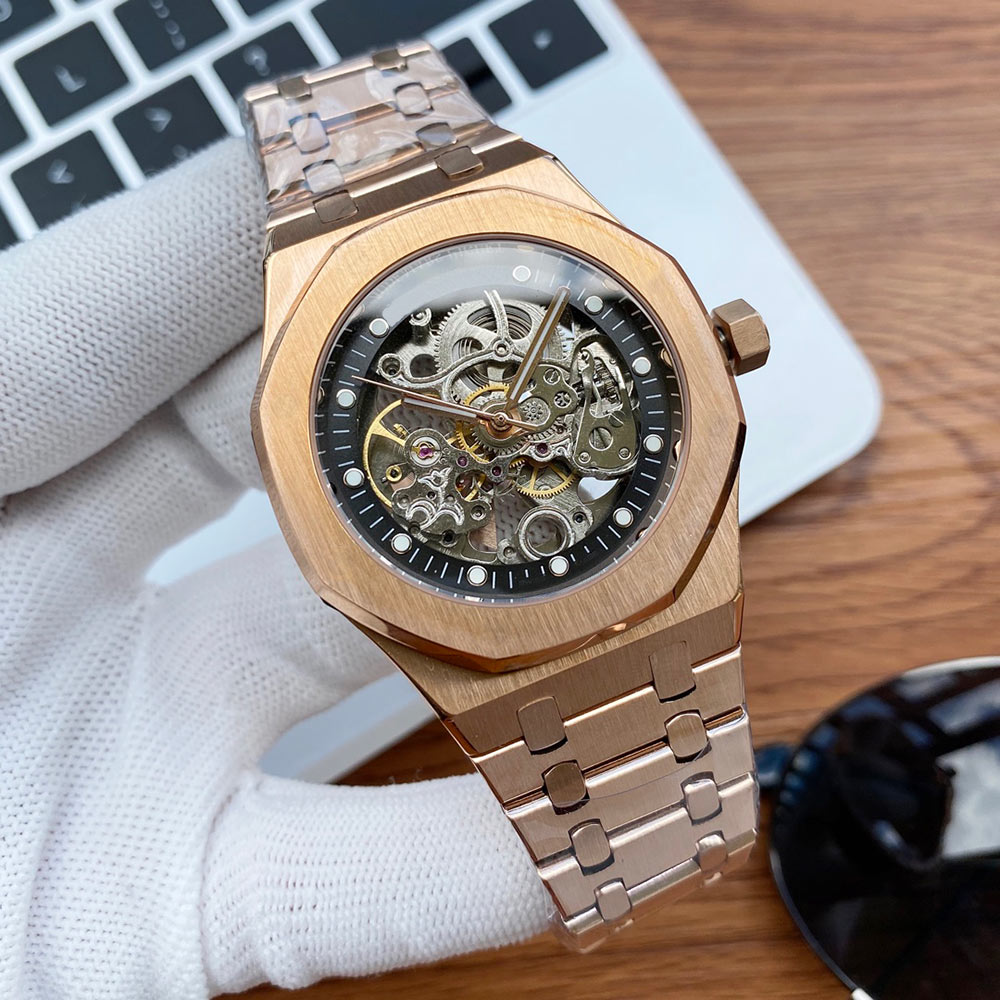 Hollow Out Mens Watch Automatic Mechanical Watches 43mm Business Wristwatches Fashion Men Wristwatch Montre de Luxe, Colour 5
Hollow Out Mens Watch Automatic Mechanical Watches 43mm Business Wristwatches Fashion Men Wristwatch Montre de Luxe, Colour 5