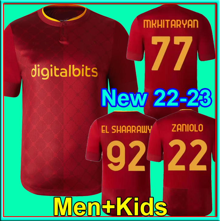 21 22 23 ABRAHAM soccer jersey ZANIOLO ROMA PELLEGRINI ROME TOTTI KLUIVERT FLORENZI PASTORE SMALLING football shirt 2022 2023 Men Kids kit uniforms maillot sets, Kids away
21 22 23 ABRAHAM soccer jersey ZANIOLO ROMA PELLEGRINI ROME TOTTI KLUIVERT FLORENZI PASTORE SMALLING football shirt 2022 2023 Men Kids kit uniforms maillot sets, Kids away