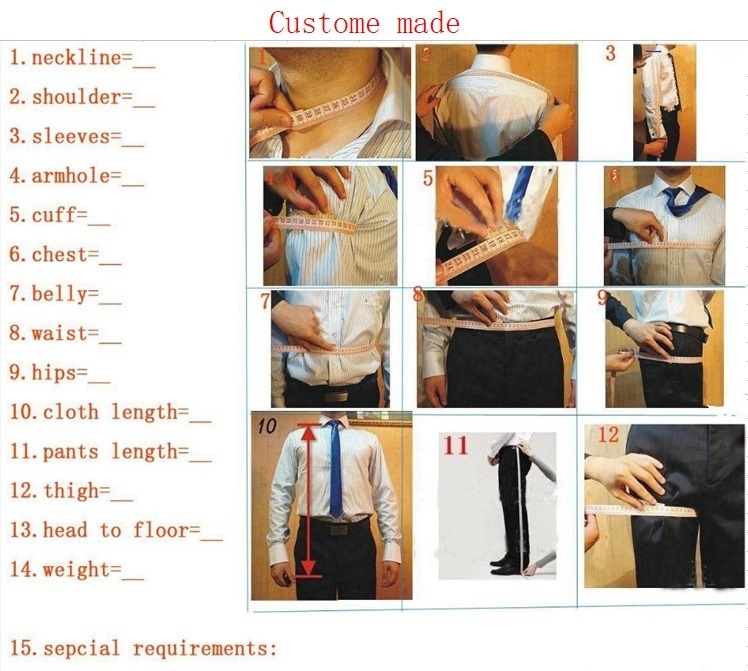 Men's Suits & Blazers Custom Made Dark Green Dot Suits For Men 3 PiecesJacketP 220823