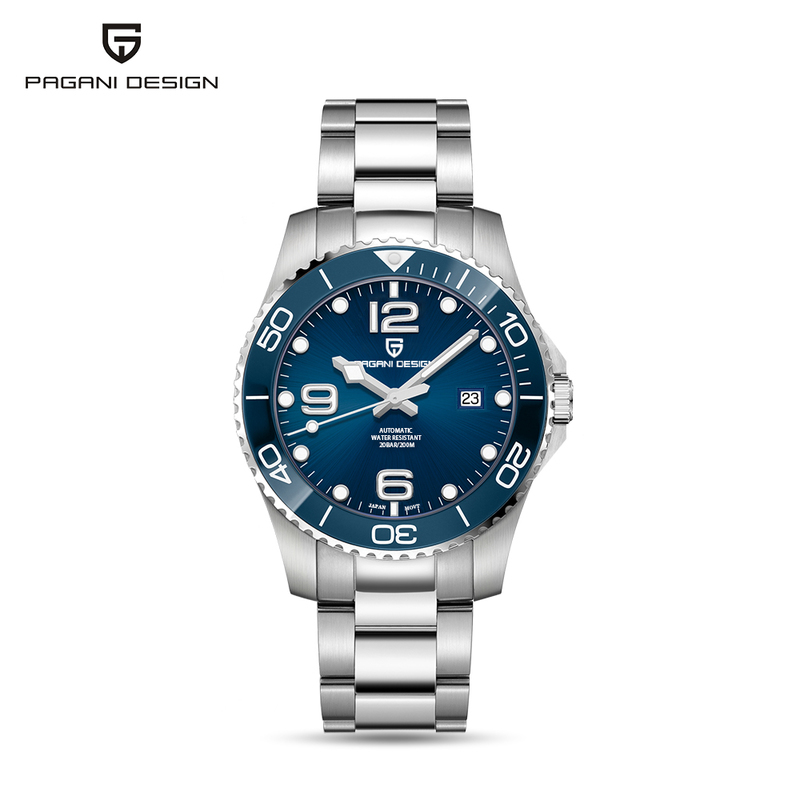 HBP 2023 New Pagani Men's Automatic Mechanical Watches Sapphire Business Clock Stainless Steel Waterproof 230712, Black
HBP 2023 New Pagani Men's Automatic Mechanical Watches Sapphire Business Clock Stainless Steel Waterproof 230712, Black