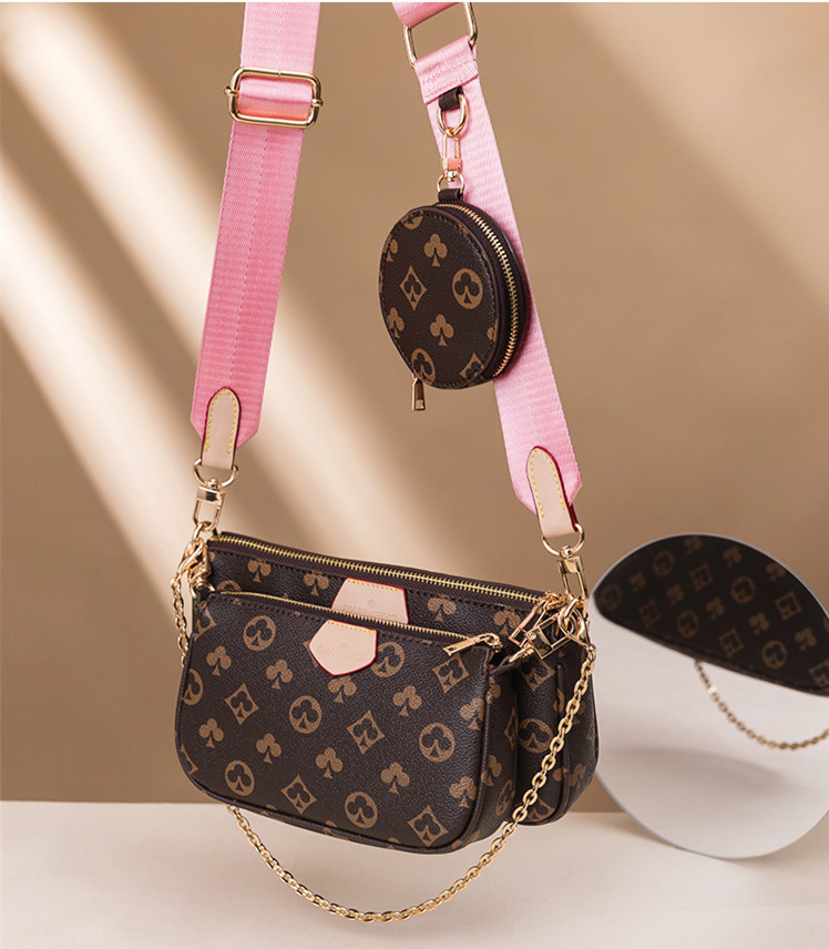 Designers bags Genuine Leather Women's 3pcs Accessories Handbag Cross body Purse Messenger Handbags Flowers Shoulder bag crossbody Tote Wallet, Pink
Designers bags Genuine Leather Women's 3pcs Accessories Handbag Cross body Purse Messenger Handbags Flowers Shoulder bag crossbody Tote Wallet, Pink