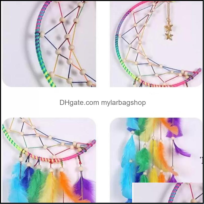 Arts And Crafts Arts Gifts Home Garden Dream Catcher Festival Gift Handmade Half Circle Moon Design Art Dreamcatcher Feather Hanging Star
Arts And Crafts Arts Gifts Home Garden Dream Catcher Festival Gift Handmade Half Circle Moon Design Art Dreamcatcher Feather Hanging Star