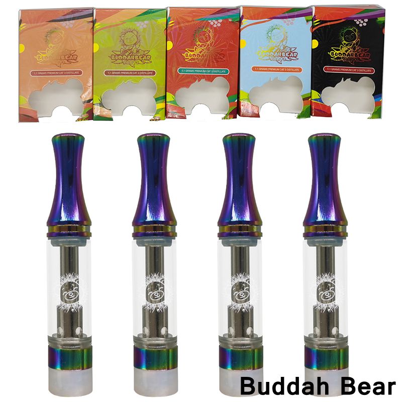 Buddah Bear Colorful Atomizer Vape Cartridge Packaging 0.8ml 1.0ml Empty Disposable Vaporizer Pen Reflective Boxes 10 Styles 510 Carts
Buddah Bear Colorful Atomizer Vape Cartridge Packaging 0.8ml 1.0ml Empty Disposable Vaporizer Pen Reflective Boxes 10 Styles 510 Carts