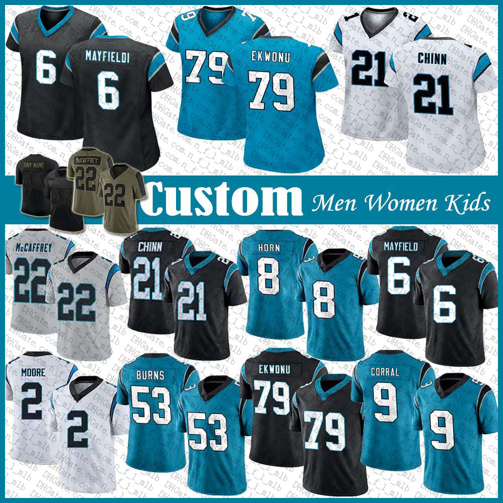 6 Baker Mayfield 22 Christian McCaffrey Custom Men Women Kids Football Jersey 2 DJ Moore 79 Ikem Ekwonu Jeremy Chinn Jaycee Horn Robby Anderson Sam Darnold Brian Burns, Shown
6 Baker Mayfield 22 Christian McCaffrey Custom Men Women Kids Football Jersey 2 DJ Moore 79 Ikem Ekwonu Jeremy Chinn Jaycee Horn Robby Anderson Sam Darnold Brian Burns, Shown