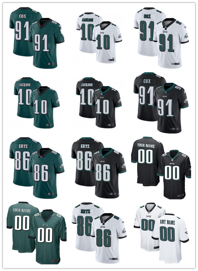 Mens Womens Youth Philadelphia''Eagles''10 DeSean Jackson 86 Zach Ertz 91 Fletcher Cox Black White Green Custom Football Jerseys, Colour
Mens Womens Youth Philadelphia''Eagles''10 DeSean Jackson 86 Zach Ertz 91 Fletcher Cox Black White Green Custom Football Jerseys, Colour
