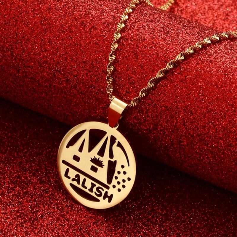 Pendant Necklaces Yezidi Lalish Peacock Holiest Temple Of The Yazidis For Women Men GirlsPendant