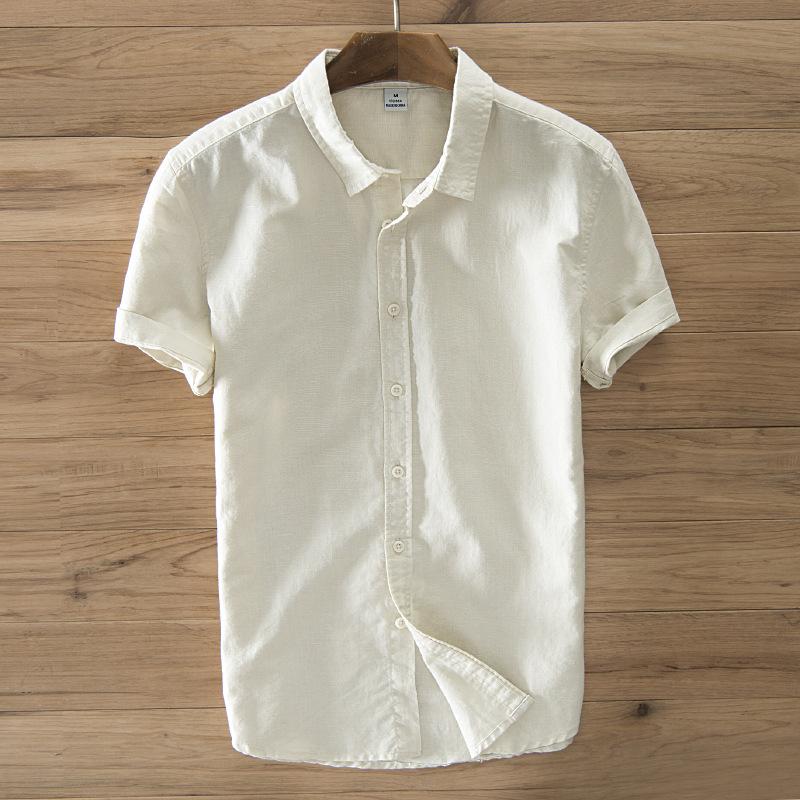 Men's Casual Shirts Fashion Short Sleeve Men's Male Linen Shirt Men Brand Plus Size Asian CamisasMen's, Khaki
Men's Casual Shirts Fashion Short Sleeve Men's Male Linen Shirt Men Brand Plus Size Asian CamisasMen's, Khaki
