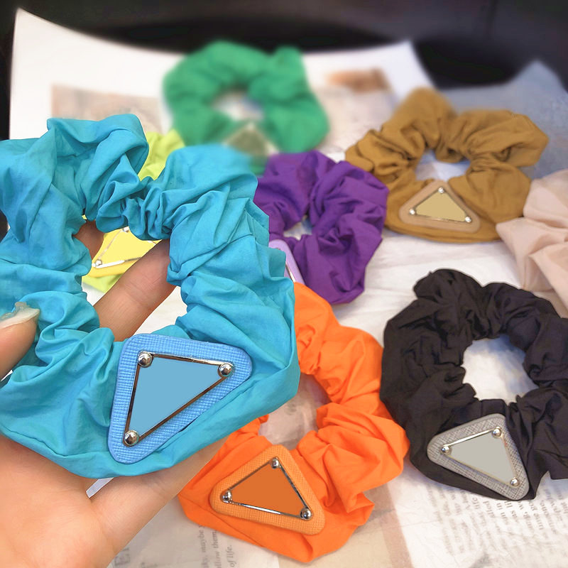 Women Designer P Letter Hair Rubber Band Elastic Hair Rope Sports Headwear Ponytail Holder Accessories Retro jewelry Gift