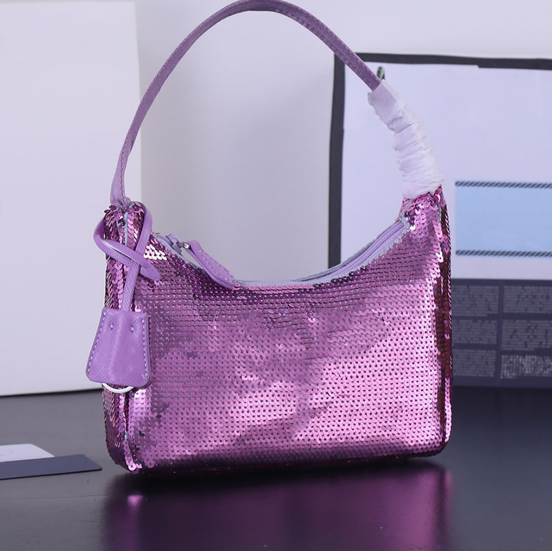 Leather sequined handbag Hobo Underarm Beaded Shoulder bag purse Half moon bags Messenger paillette Plain pouch High quality Fashion letters, Box
Leather sequined handbag Hobo Underarm Beaded Shoulder bag purse Half moon bags Messenger paillette Plain pouch High quality Fashion letters, Box