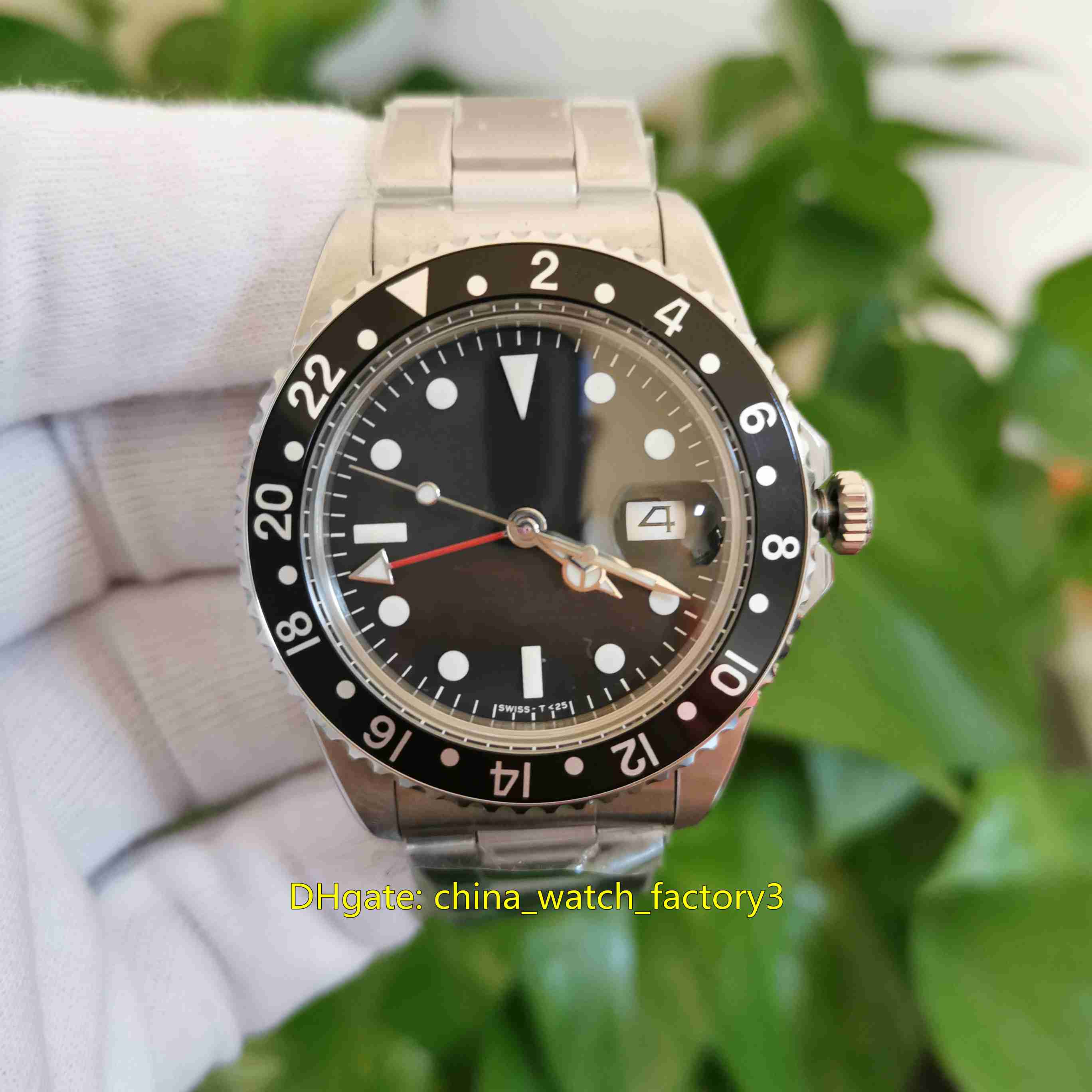 BP Maker Top Quality Watches Vintage 40mm GMT 16710 16750 Stainless Steel Sapphire Glass Asia 2813 Movement Mechanical Automatic Mens Watch Men's Wristwatches, No box papers
BP Maker Top Quality Watches Vintage 40mm GMT 16710 16750 Stainless Steel Sapphire Glass Asia 2813 Movement Mechanical Automatic Mens Watch Men's Wristwatches, No box papers