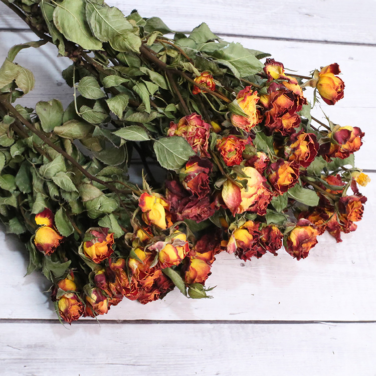 Natural Dried Flower Rose Bouquet Wedding Christmas Family Party Environment Beautification Home Decoration Flower Arrangement