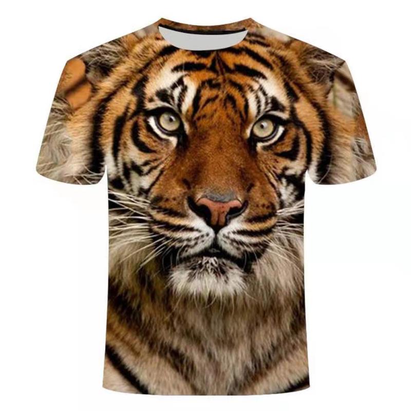 

Men's T-Shirts Camiseta De Rey Tiger Lion Para Hombre Y Mujer, Camisetas 3DT Verano, Novedad 2022, Q36