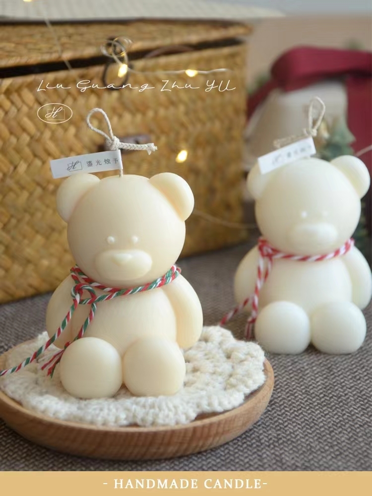 cute childrens birthday candle bear scented candles home decor aroma wedding souvenir candles birthday gifts