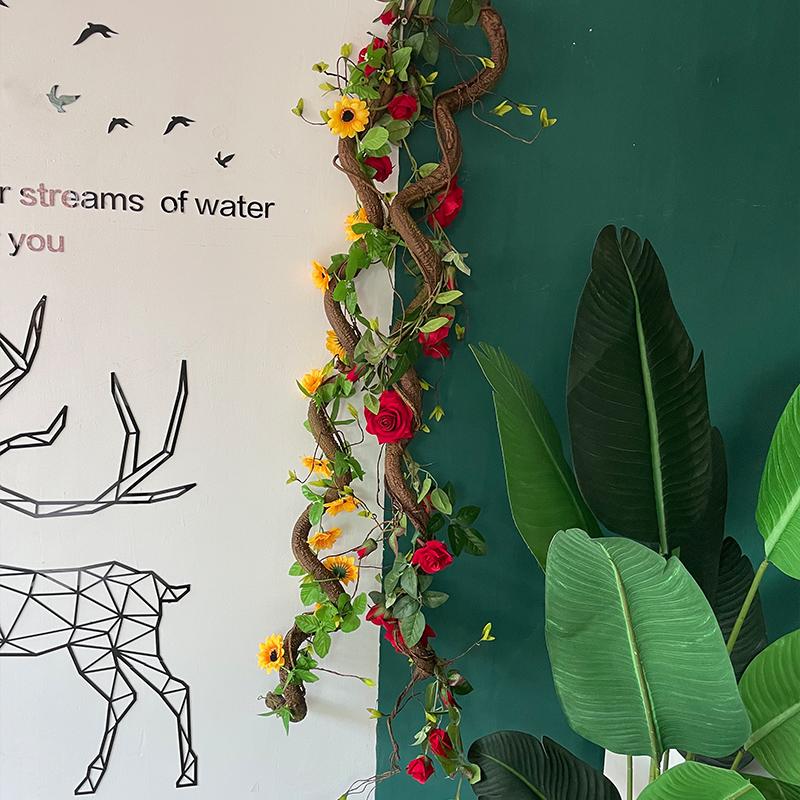Decorative Flowers & Wreaths Bendable Artificial Tree Twigs Vine Branches Fake Plants Trunk Liana With Leaves For Home Wedding Garden Wall H, Tree vine
Decorative Flowers & Wreaths Bendable Artificial Tree Twigs Vine Branches Fake Plants Trunk Liana With Leaves For Home Wedding Garden Wall H, Tree vine
