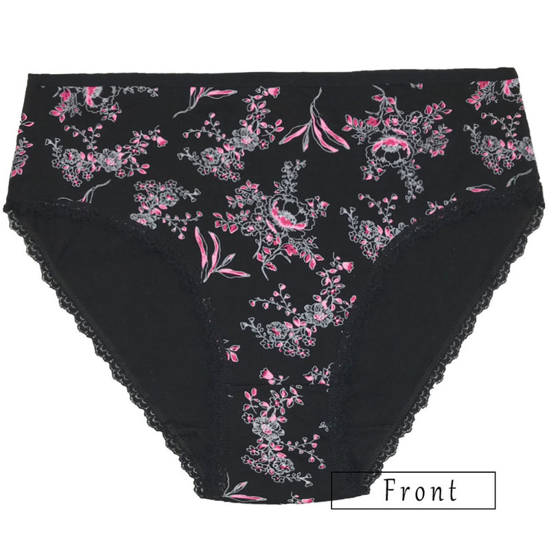 CURRAD 6pieces/lot Cotton panties women underwear plus size briefs high waiste underpant female panty for woman XXL XXXL XXXXL 220512
