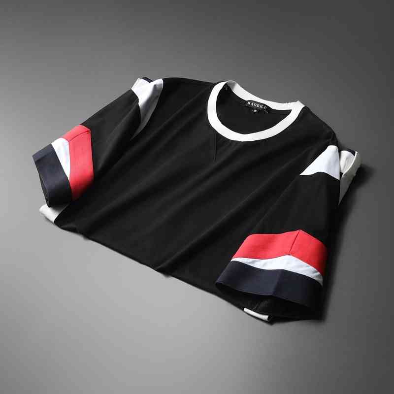 Men's Fashion Personality Trend New Short-sleeved Brand Wholesale 2022 Summer Simple European Round Neck Casual Short Sleeve T-shirt, Black
Men's Fashion Personality Trend New Short-sleeved Brand Wholesale 2022 Summer Simple European Round Neck Casual Short Sleeve T-shirt, Black