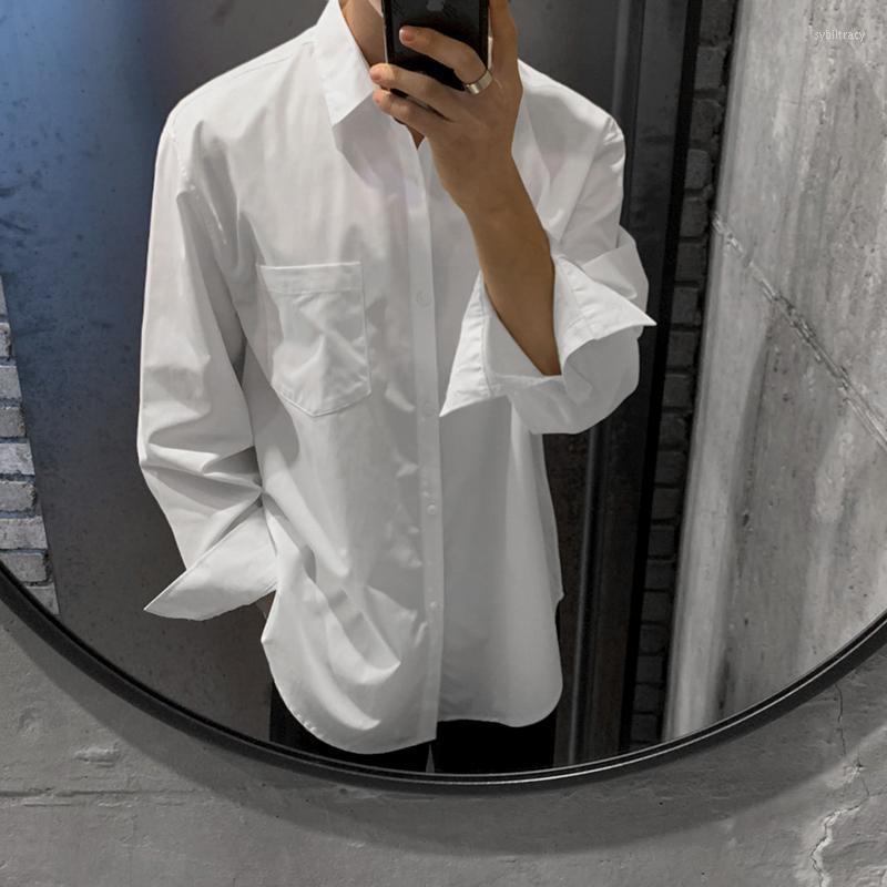 Men's Dress Shirts Autumn Fashion Men Brand Shirt Solid Long Sleeve Button Casual Business Formal Streetwear Blouse Korean Style W43Men's Sy, White
Men's Dress Shirts Autumn Fashion Men Brand Shirt Solid Long Sleeve Button Casual Business Formal Streetwear Blouse Korean Style W43Men's Sy, White