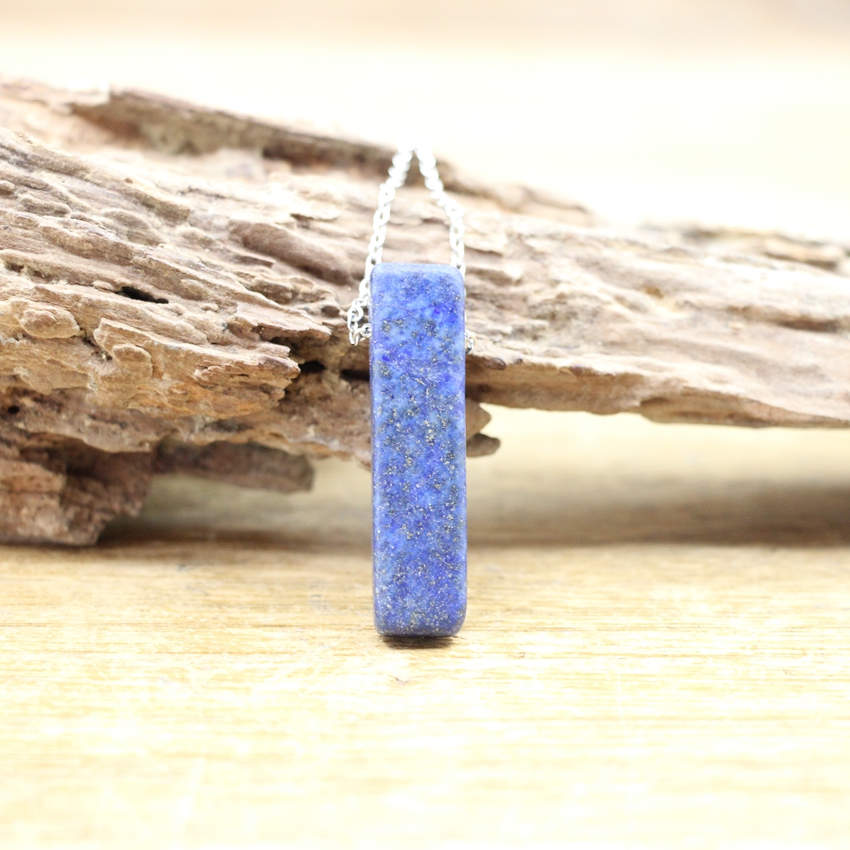 Silvery Chains Raw Stone Silce Slab Pendants necklaces Healing Reiki Crystal Amazonite Amethysts Quartz Lapis Gems Necklace Jewelry