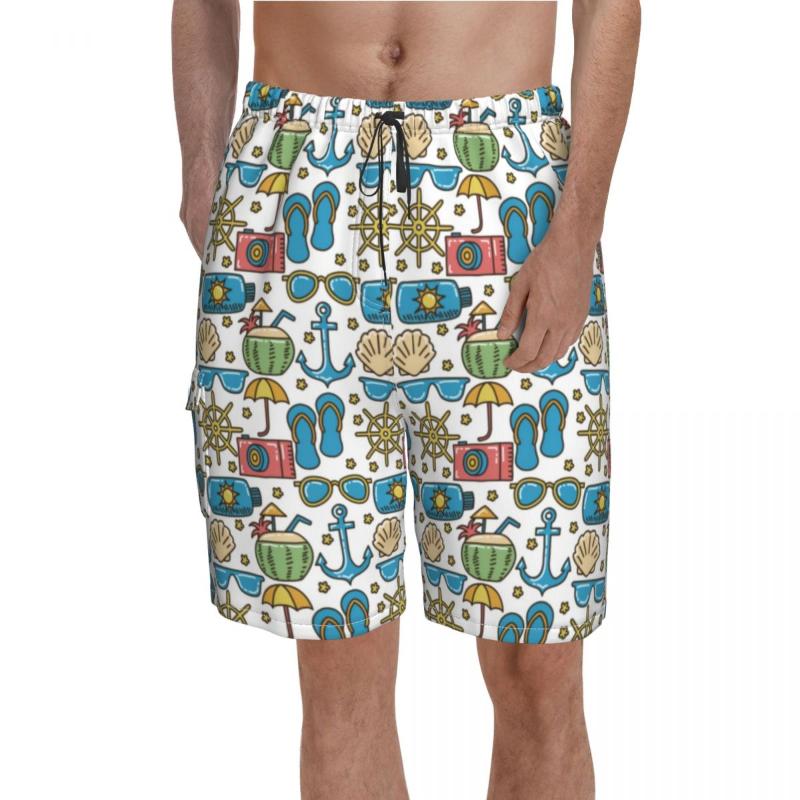 Men' Shorts Beach Vacation Board High Quality Anchor Sandals Cameras Print Short Pants Males Elastic Waist Cute Swim Trunks 2XL
Men' Shorts Beach Vacation Board High Quality Anchor Sandals Cameras Print Short Pants Males Elastic Waist Cute Swim Trunks 2XL