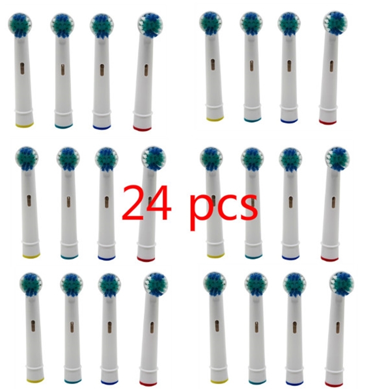 24pcs Fashion Tooth Brushes Head B Electric Toothbrush Replacement Heads for Oral Vitality Hygiene H7JP 220801