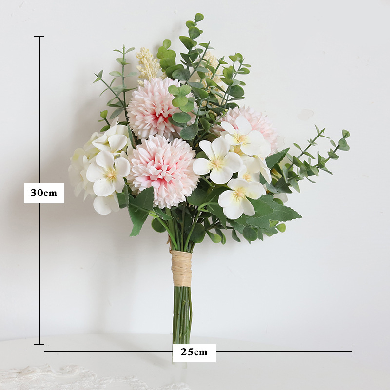 Anti-real flower forest Eucalyptus hand-held flower simulation bride wedding home desktop props decorative