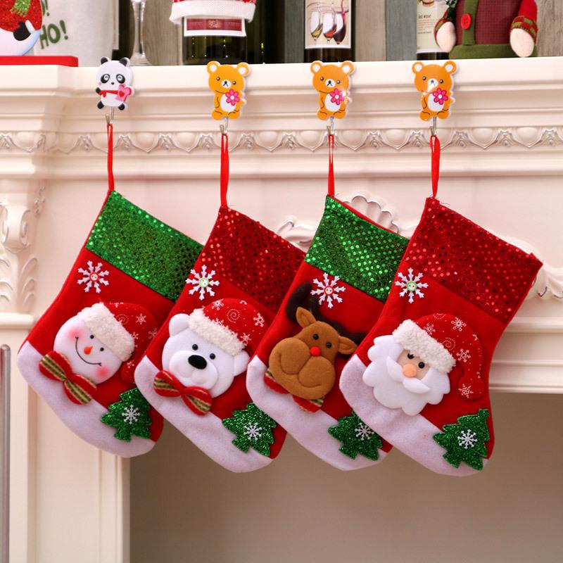 Christmas Decorations Stockings Santa Snowman Reindeer Character For Xmas Classic Decoration Fireplace Hanging Ornaments Holiday Decor
Christmas Decorations Stockings Santa Snowman Reindeer Character For Xmas Classic Decoration Fireplace Hanging Ornaments Holiday Decor