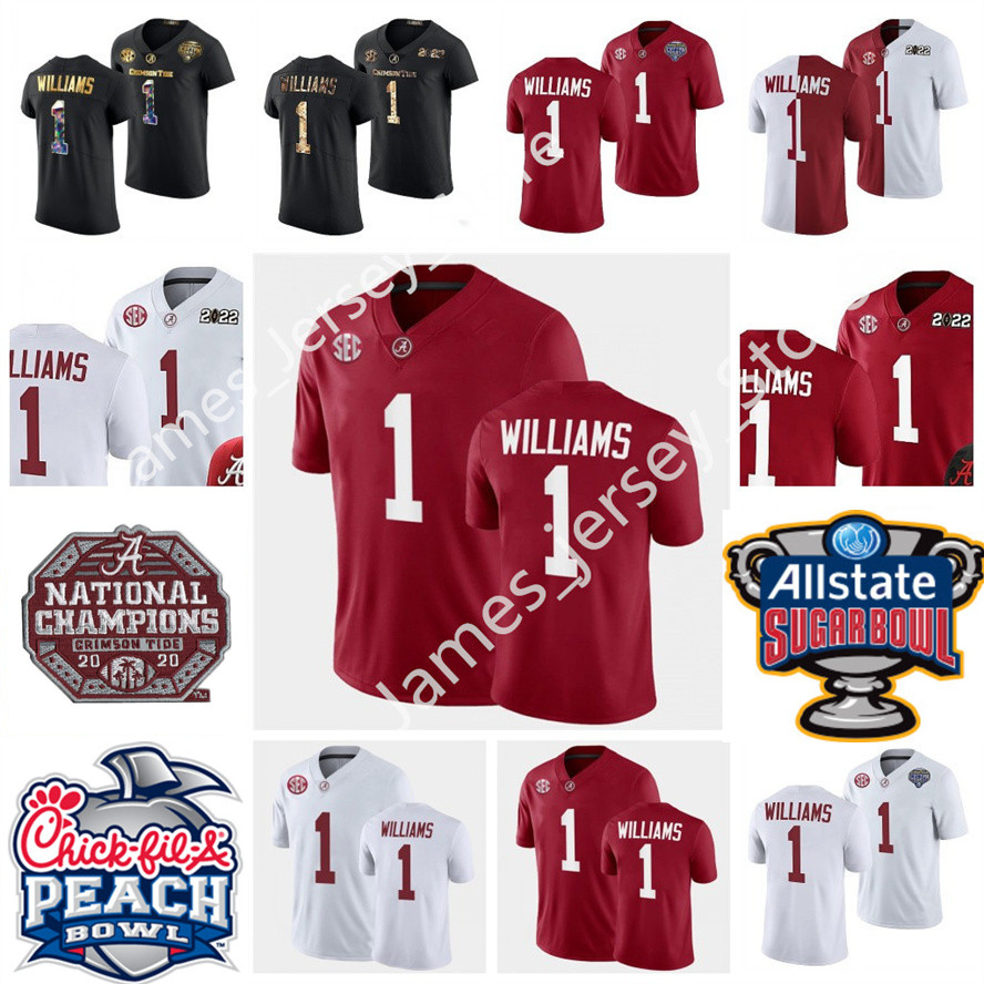 1 Jameson Williams Jersey Custom Alabama Crimson Tide Football White Golden Stitched Jerseys Final projections ahead of the first round NCAA National Championship
1 Jameson Williams Jersey Custom Alabama Crimson Tide Football White Golden Stitched Jerseys Final projections ahead of the first round NCAA National Championship