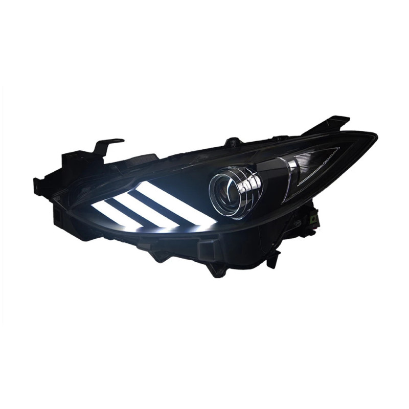 2 PCS Auto Car Head Light For Mazda 3 Axela 20 14-20 19 Mustang LED Lamps High Beam Front Lights