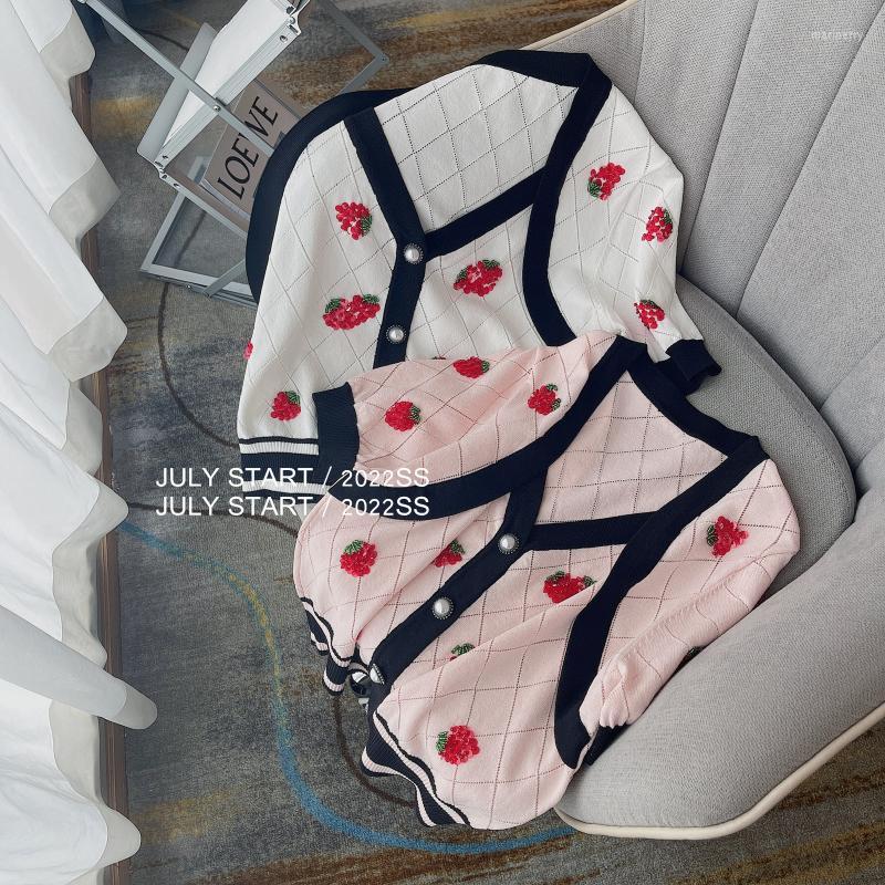 Women' Knits & Tees High Quality Women Fashion Summer Sweet Cute Sequin Strawberry Pattern Short Sleeve Knit Cardigan TopsWomen' Mari22, Pink
Women' Knits & Tees High Quality Women Fashion Summer Sweet Cute Sequin Strawberry Pattern Short Sleeve Knit Cardigan TopsWomen' Mari22, Pink