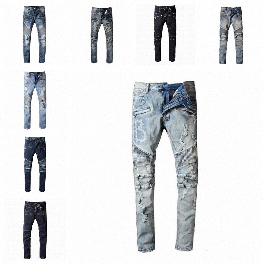 Mens Designer Jeans Distressed Ripped Biker Slim Fit Motorcycle Bikers Denim For Men s Fashion Mans Black Pants pour hommes L9by#, Hi
Mens Designer Jeans Distressed Ripped Biker Slim Fit Motorcycle Bikers Denim For Men s Fashion Mans Black Pants pour hommes L9by#, Hi