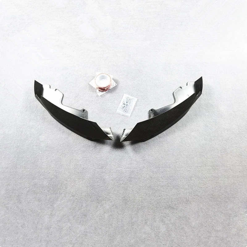 3PCS Car Front Bumper Body Kits Spoliler Carbon Pattern MP Style Bumper Lip Splitters For BMW F10 F20 F22 F30 G30 F32