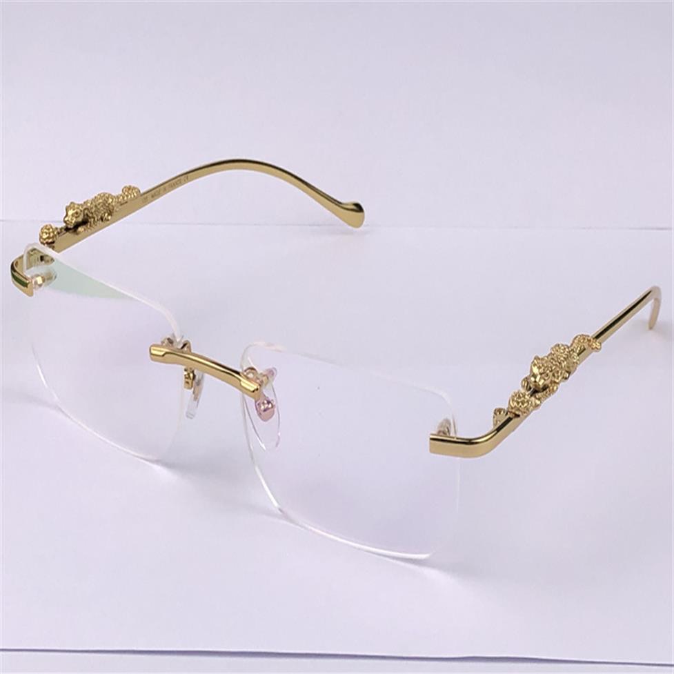 fashion design optical glasses 36456413 square rimless frame transparent lens animal legs Vintage simple style with case243O
fashion design optical glasses 36456413 square rimless frame transparent lens animal legs Vintage simple style with case243O
