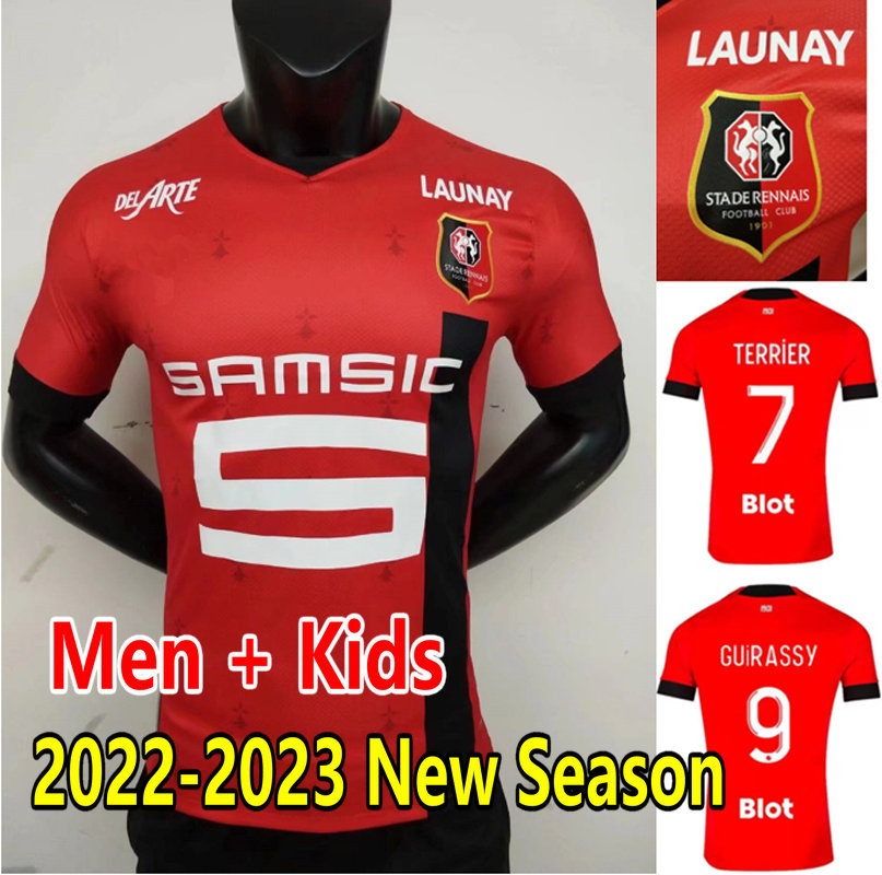 2022 2023 Stade Rennais soccer jerseys Player Version Rennes TERRIER BOURIGEAUD KAMALDEEN KALIMUENDO GOUIRI maillots de foot 22 23 DOKU TAIT Football shirt MEN KIDS, Player 22-23 away
2022 2023 Stade Rennais soccer jerseys Player Version Rennes TERRIER BOURIGEAUD KAMALDEEN KALIMUENDO GOUIRI maillots de foot 22 23 DOKU TAIT Football shirt MEN KIDS, Player 22-23 away