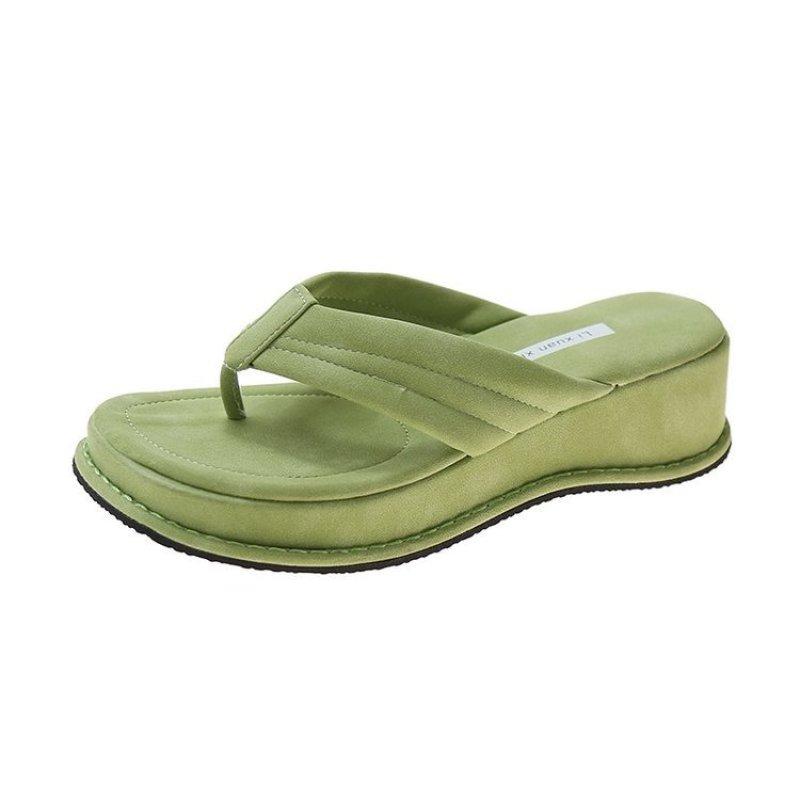 Slippers Flip-Flops Women Summer Fashion Outer Platform Slope Heels Beach Shoes High Quality Comfortable Sandals, Black
Slippers Flip-Flops Women Summer Fashion Outer Platform Slope Heels Beach Shoes High Quality Comfortable Sandals, Black