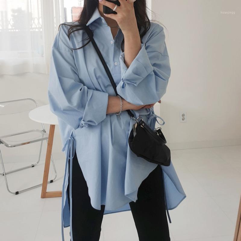 Women' Blouses & Shirts Large Size Shirt Design Irregular Spring Autumn Temperament Loose Fashion Tide Summer 2022 Arrival X152, Blue
Women' Blouses & Shirts Large Size Shirt Design Irregular Spring Autumn Temperament Loose Fashion Tide Summer 2022 Arrival X152, Blue