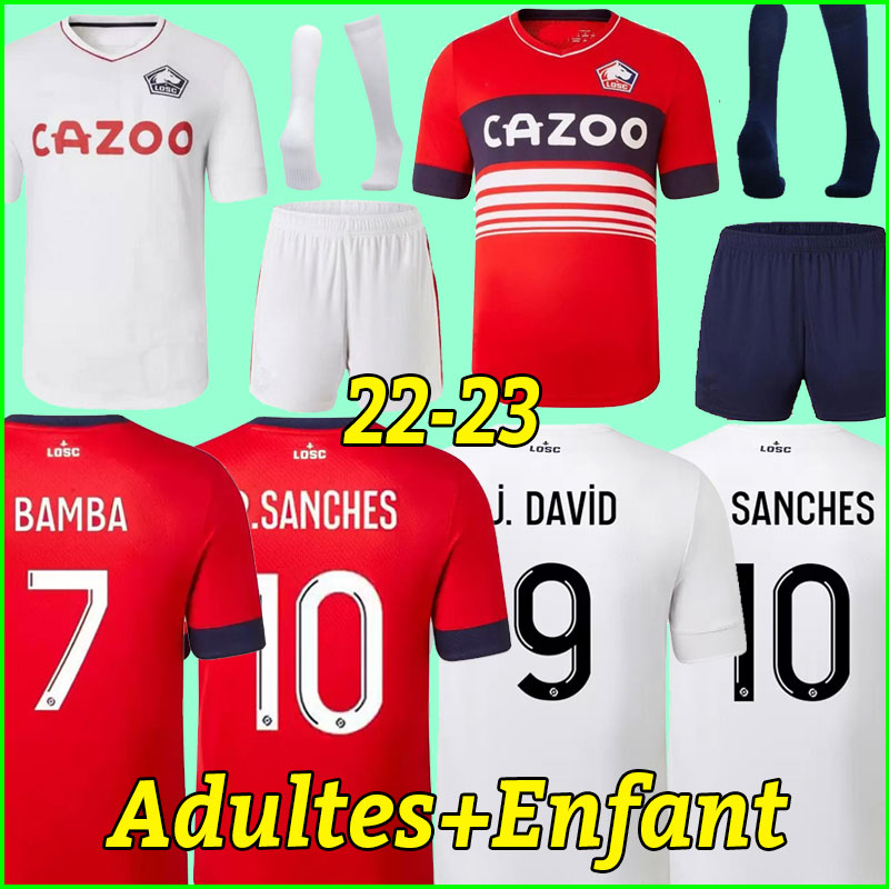 LOSC Lille 2022 2023 soccer jerseys BURAK DAVID FONTE BAMBA YAZICI football shirt 22 23 Lille Olympique JIKONE 10 maillot Adult Kids Kit hommes enfants socks shorts, Away 
LOSC Lille 2022 2023 soccer jerseys BURAK DAVID FONTE BAMBA YAZICI football shirt 22 23 Lille Olympique JIKONE 10 maillot Adult Kids Kit hommes enfants socks shorts, Away