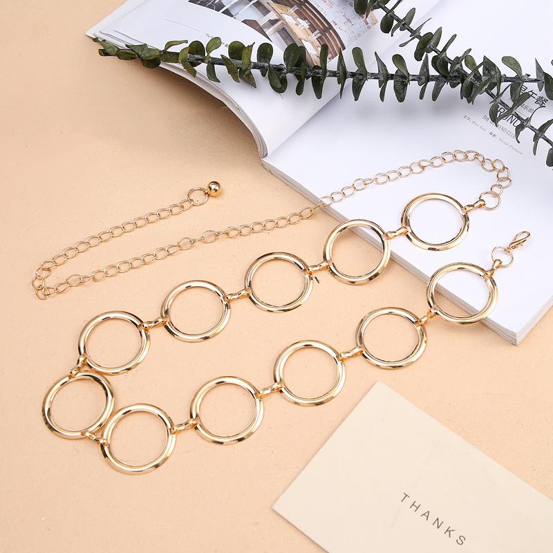 Belts Metal Waist Chain For Women Dress Accessories Gold Rings And Silver Chains Decorative Ladies Belt OrnamentsBelts
Belts Metal Waist Chain For Women Dress Accessories Gold Rings And Silver Chains Decorative Ladies Belt OrnamentsBelts