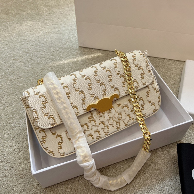 2022 Top quality flap bag Classic Leather Designer handbag for girls Gold thick chain Shoulder Bags Baguette Multi-Color pretty women Fashion mini bag with box, Pink 
2022 Top quality flap bag Classic Leather Designer handbag for girls Gold thick chain Shoulder Bags Baguette Multi-Color pretty women Fashion mini bag with box, Pink