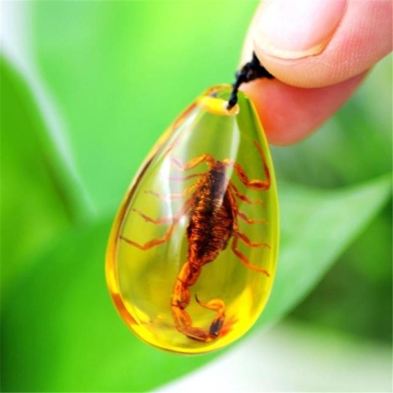 Pendant Necklaces Insect Stone Natural Scorpions Amber Necklace Choker Artificial Souvenir Gift Resin Amberoid NecklacePendant
Pendant Necklaces Insect Stone Natural Scorpions Amber Necklace Choker Artificial Souvenir Gift Resin Amberoid NecklacePendant