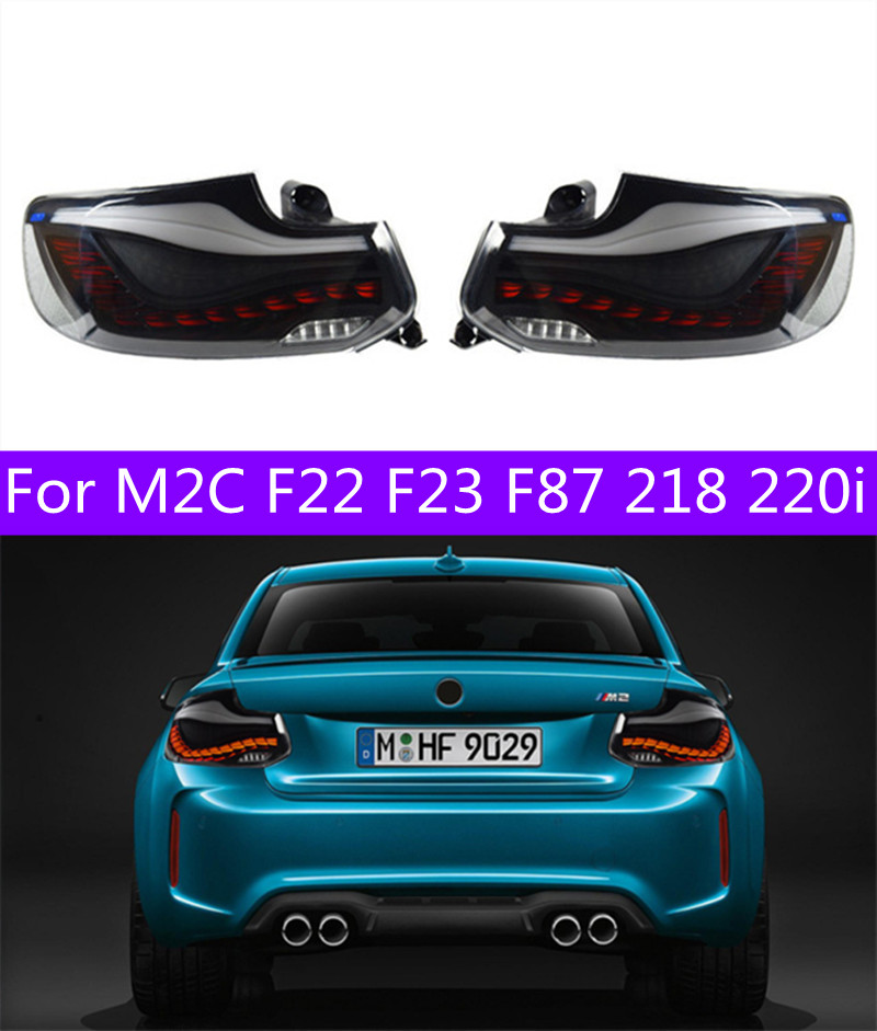 Taillights for BMW 2 Series F22 F23 220i 225i F44 F45 F46 Tail Light Rear Lamp LED DRL Running Signal Brake Reversing Parking light Facelift 2014-20 1