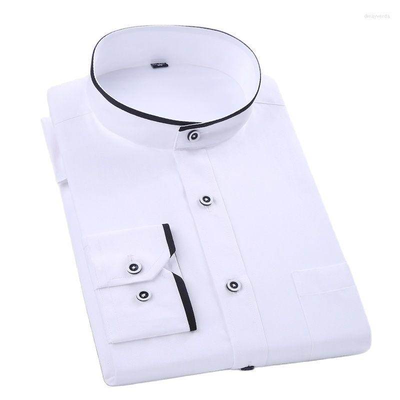 Men's Dress Shirts Men Stand Up Collar Shirt Slim Fit Stripe Casual Long Sleeve Formal Business Brand Clothing Wedding Wo Dway22, 17150
Men's Dress Shirts Men Stand Up Collar Shirt Slim Fit Stripe Casual Long Sleeve Formal Business Brand Clothing Wedding Wo Dway22, 17150