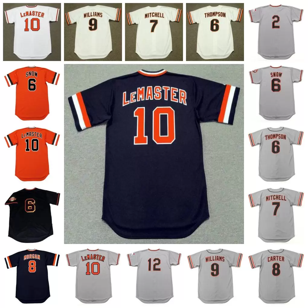 San Francisco Vintage Baseball Jersey 2 DICK DIETZ 1969 6 J.T. SNOW 1970's THOMPSON MITCHELL CARTER MORGAN WILLIAMS 10 JOHNNIE LeMASTER 1976 12 JIM DAVENPORT, 12 jim davenport 1969 grey
San Francisco Vintage Baseball Jersey 2 DICK DIETZ 1969 6 J.T. SNOW 1970's THOMPSON MITCHELL CARTER MORGAN WILLIAMS 10 JOHNNIE LeMASTER 1976 12 JIM DAVENPORT, 12 jim davenport 1969 grey