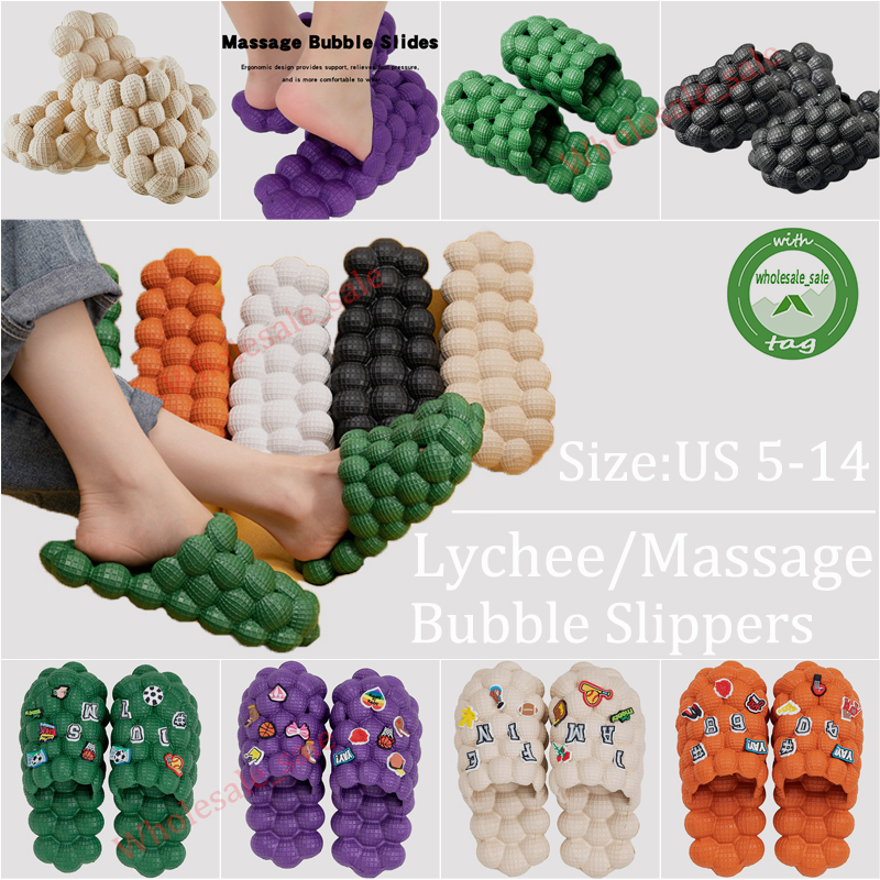 2022 New Funny Lychee Massage Bubble Slides Slippers Women Men Foam Designer Luxury Runner Sandal Outdoor Platform Beach Flat Slipper Triple Black White Cream Shoes, Contact us
2022 New Funny Lychee Massage Bubble Slides Slippers Women Men Foam Designer Luxury Runner Sandal Outdoor Platform Beach Flat Slipper Triple Black White Cream Shoes, Contact us