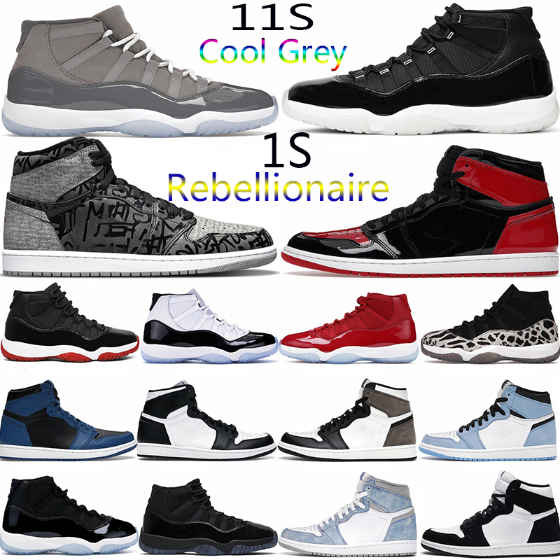 2022 Jumpman 11 11s basketball shoes men Cool Grey Concord Bred UNC Heiress 1s Rebellionaire Patent Bred Marina Blue Black White Women
2022 Jumpman 11 11s basketball shoes men Cool Grey Concord Bred UNC Heiress 1s Rebellionaire Patent Bred Marina Blue Black White Women