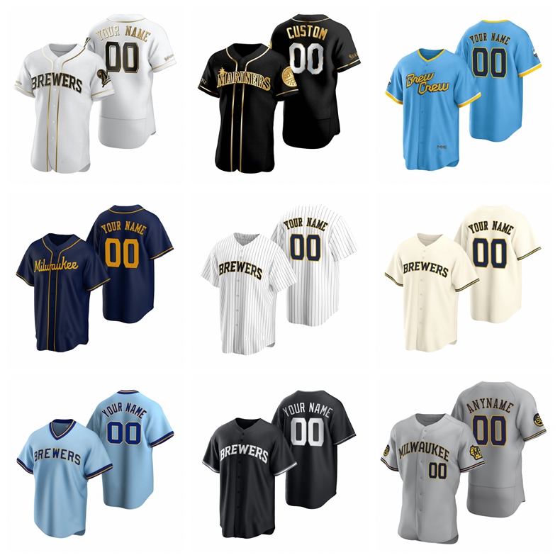 Custom Baseball Jersey Milwaukee''Brewers 23 Keon Broxton 7 Eric Thames 21 Travis Shaw 3 Orlando Arcia 22 Christian Yelich 19 Robin Yount 6 Lorenzo Cain 8 Ryan Braun 0807, Nik logo
Custom Baseball Jersey Milwaukee''Brewers 23 Keon Broxton 7 Eric Thames 21 Travis Shaw 3 Orlando Arcia 22 Christian Yelich 19 Robin Yount 6 Lorenzo Cain 8 Ryan Braun 0807, Nik logo