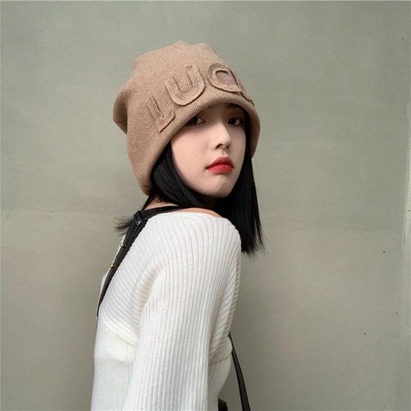 Beanie/Skull Caps Winter Hat For Women Cotton Cap Fashion Warm Knitted Beanie Hats Girly Solid Retro Letters Adult Cover Head BalaclavaBeani, Black
Beanie/Skull Caps Winter Hat For Women Cotton Cap Fashion Warm Knitted Beanie Hats Girly Solid Retro Letters Adult Cover Head BalaclavaBeani, Black