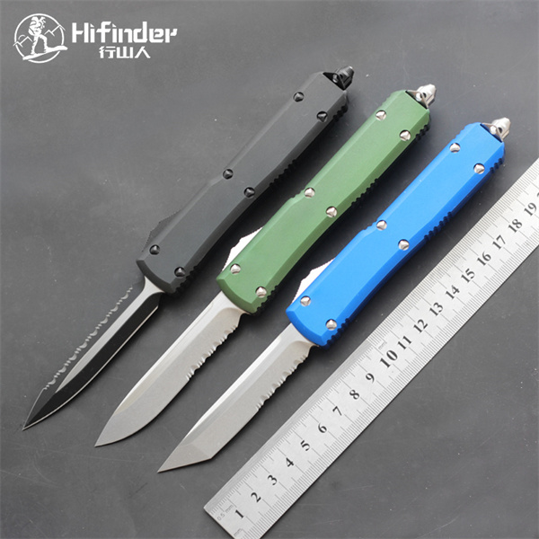 Hifinder made D2 blade 6061-T6 Aluminum handle Survival EDC Camping hunting outdoor kitchen tool key utility knife
Hifinder made D2 blade 6061-T6 Aluminum handle Survival EDC Camping hunting outdoor kitchen tool key utility knife